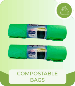 Large Compostable bags 10 Bag Roll