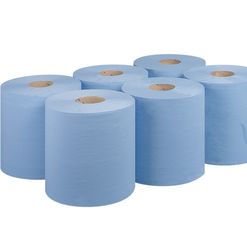 Blue Centrefeed Paper Towel – 2 Ply Embossed – 100m