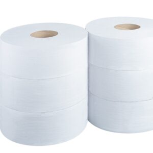 2 ply Jumbo Toilet Roll 400m  - 76mm Core